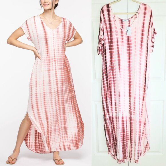 Ricki's Dresses & Skirts - Tie Dye Maxi Dress - Size XL  -  Rose & Creme
